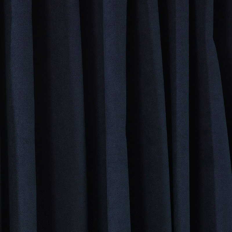 Solid Colour Kitchen Curtain, Royal Blue, 100" W x 60" L
