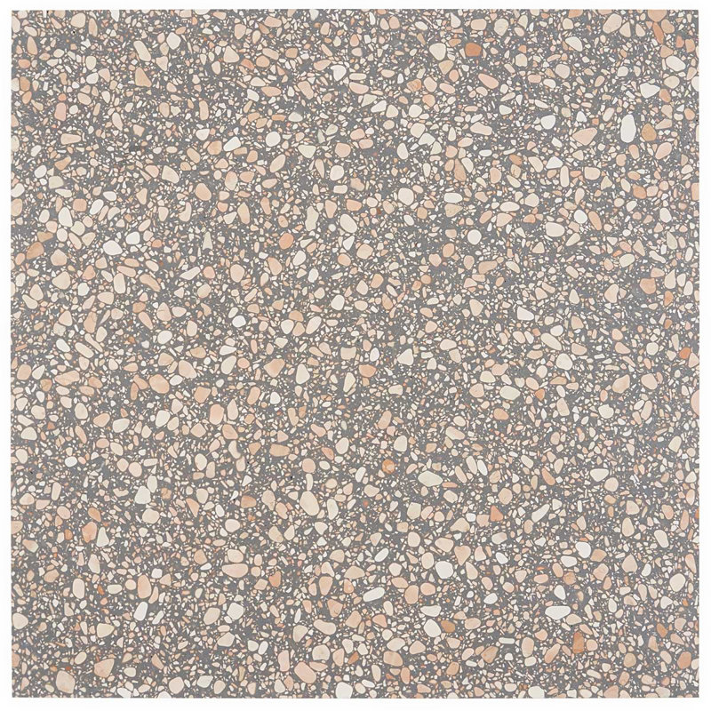 Terrazzo Italy 24x24 Honed Terrazzo Tile, Dolce Rina Gray