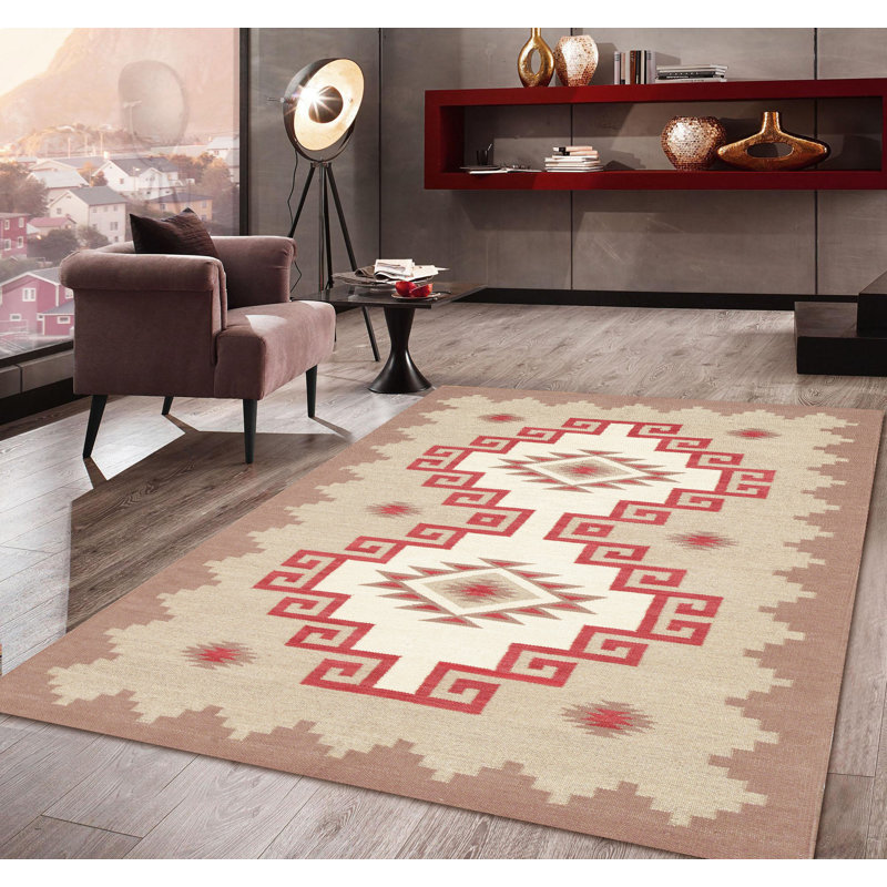 Tapis crème tissé à la main Tuscany, Crème