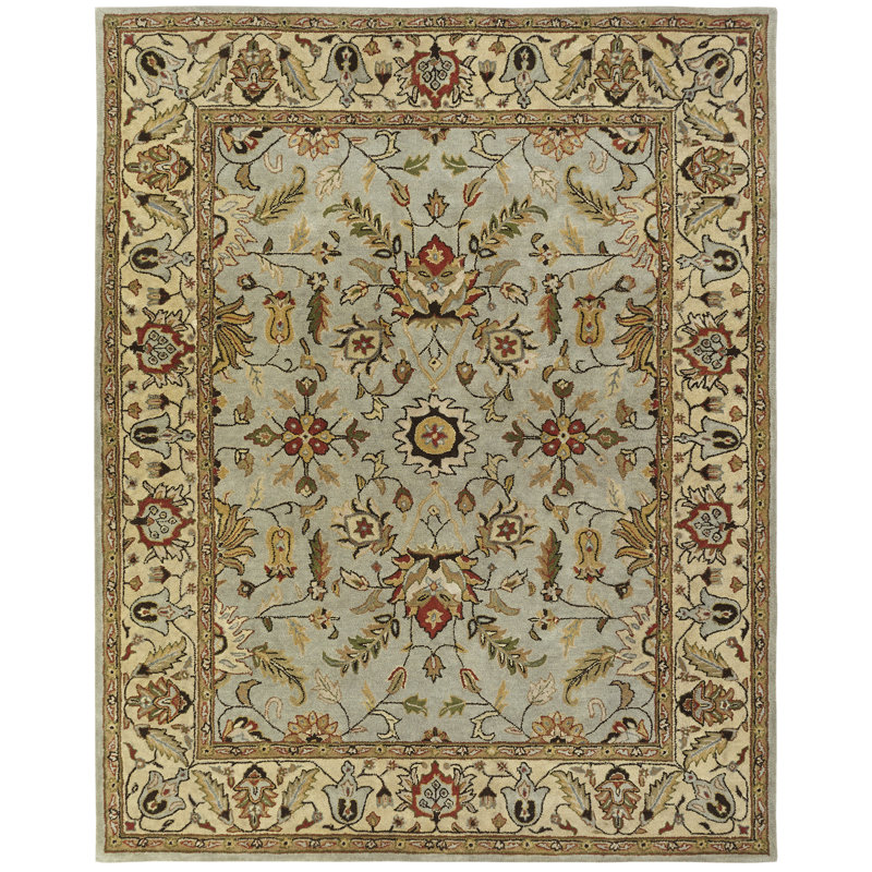 Hand Tufted Wool Oriental Indoor Rug, Rectangle 8' x 10'