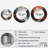 Loegan Metal Round Mirror