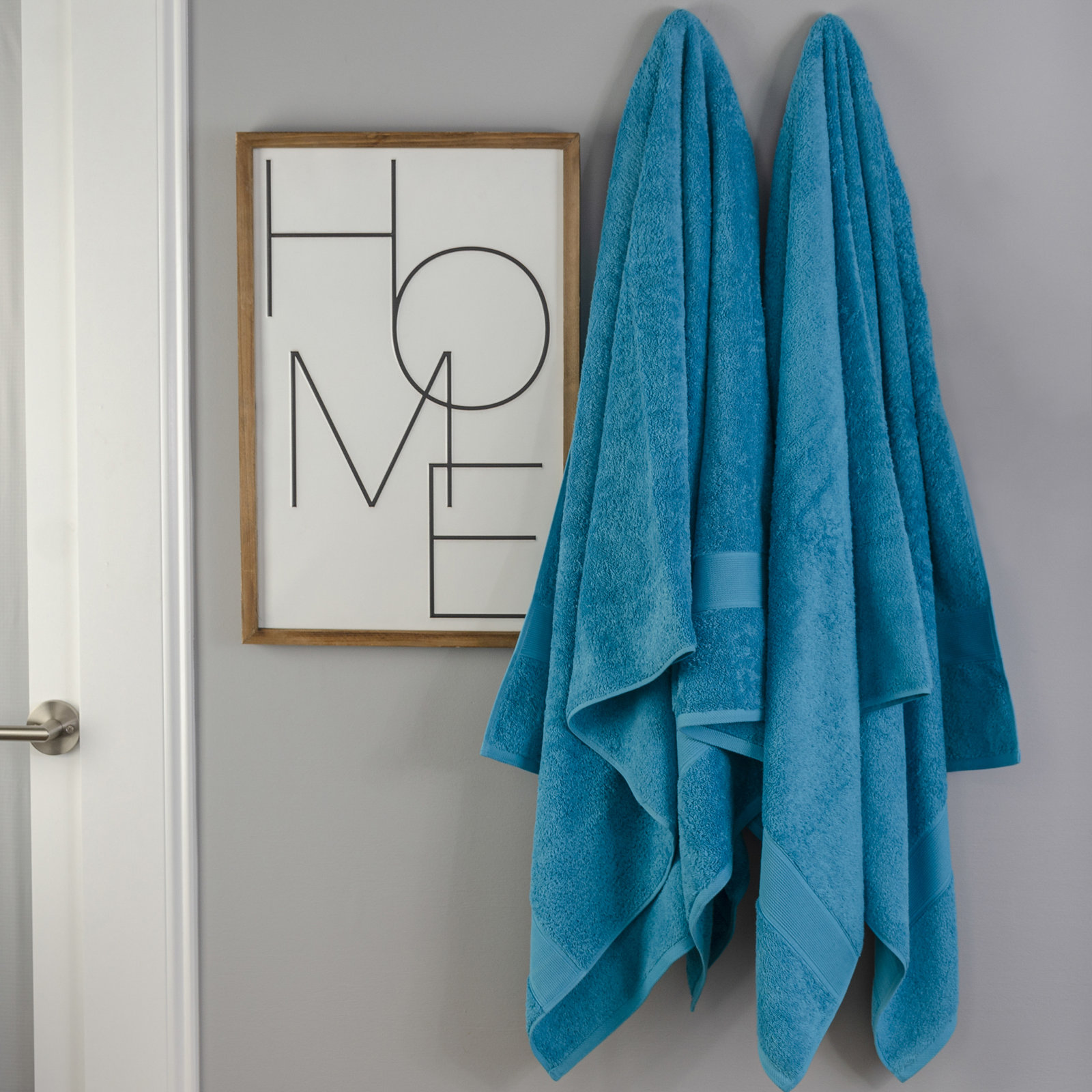 Organic Cotton Towel Set, Gold, 2 Bath Sheet Set