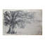 Grand abri arboricole sur toile, art mural floral de style traditionnel, pièce décorative