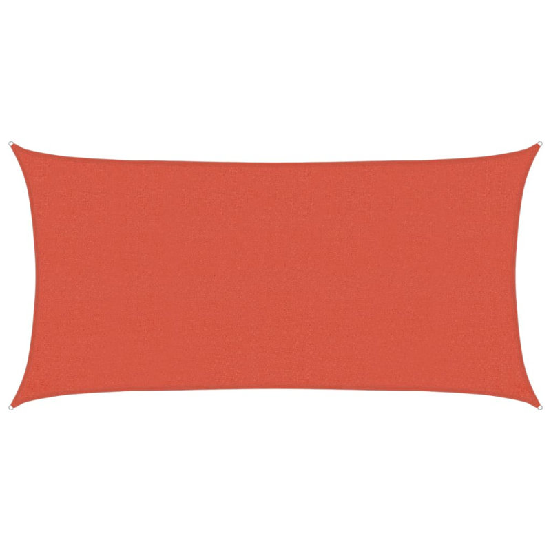 Dakota Fields 450cm W x 250cm D Plastic Cover Retractable Freestanding Awning, Terracotta