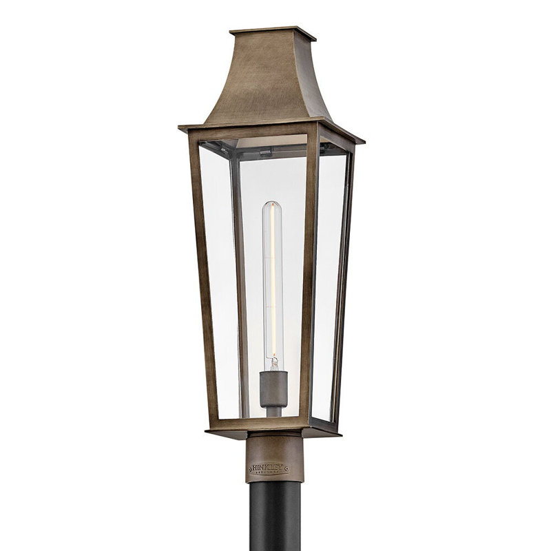 Hinkley Georgetown Post Lantern, Burnished Bronze