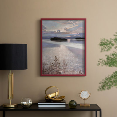 Vintage Landscape CLXXXI Framed Print - Solid Wood