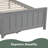 Twin Size Platform Bed With Two Drawers-1008339067