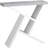 Modern Rectangular Console Table With Symmetrical Base And Spacious Tabletop For Living Room, Entryway, Or Office