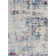 Tapis Griffiths bleu / bourgogne