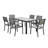 Bailyn Rectangular 6 - Person 150cm Long Dining Set