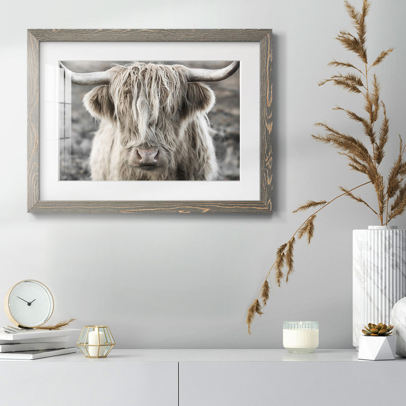 " Highland Skye " Painting Print, Gray, 14" H x 20" W x 1.5" D