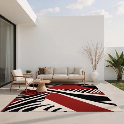 Tapis intérieur et extérieur Celestial Ember