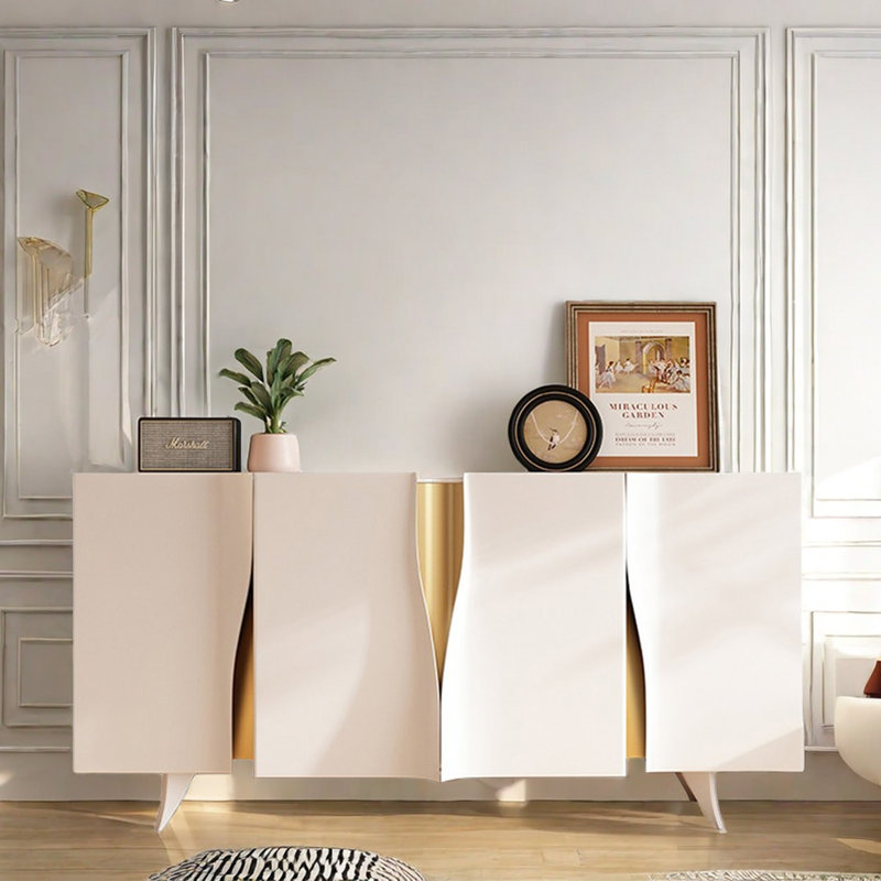 Armoire à chaussures moderne et minimaliste laquée 24 paires