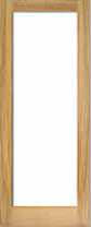 Pattern 10 Glazed Unfinished Oak Internal Bifold Door, 198.12 cm H x 76.2 cm W x 3.5 cm D