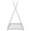 Lit plateforme simple avec structure triangulaire