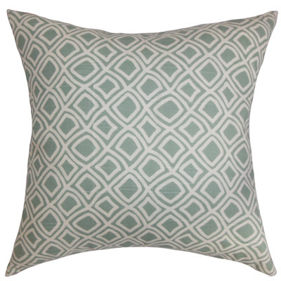 Housse de coussin en coton géométrique cacia