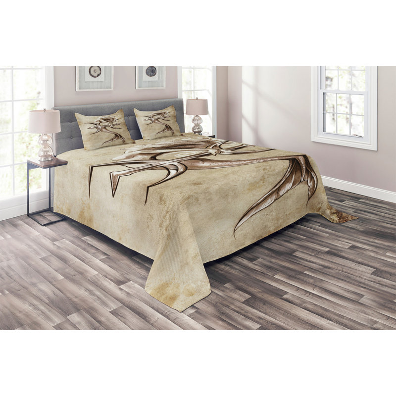 Coverlet, King Bedspread + 2 Shams