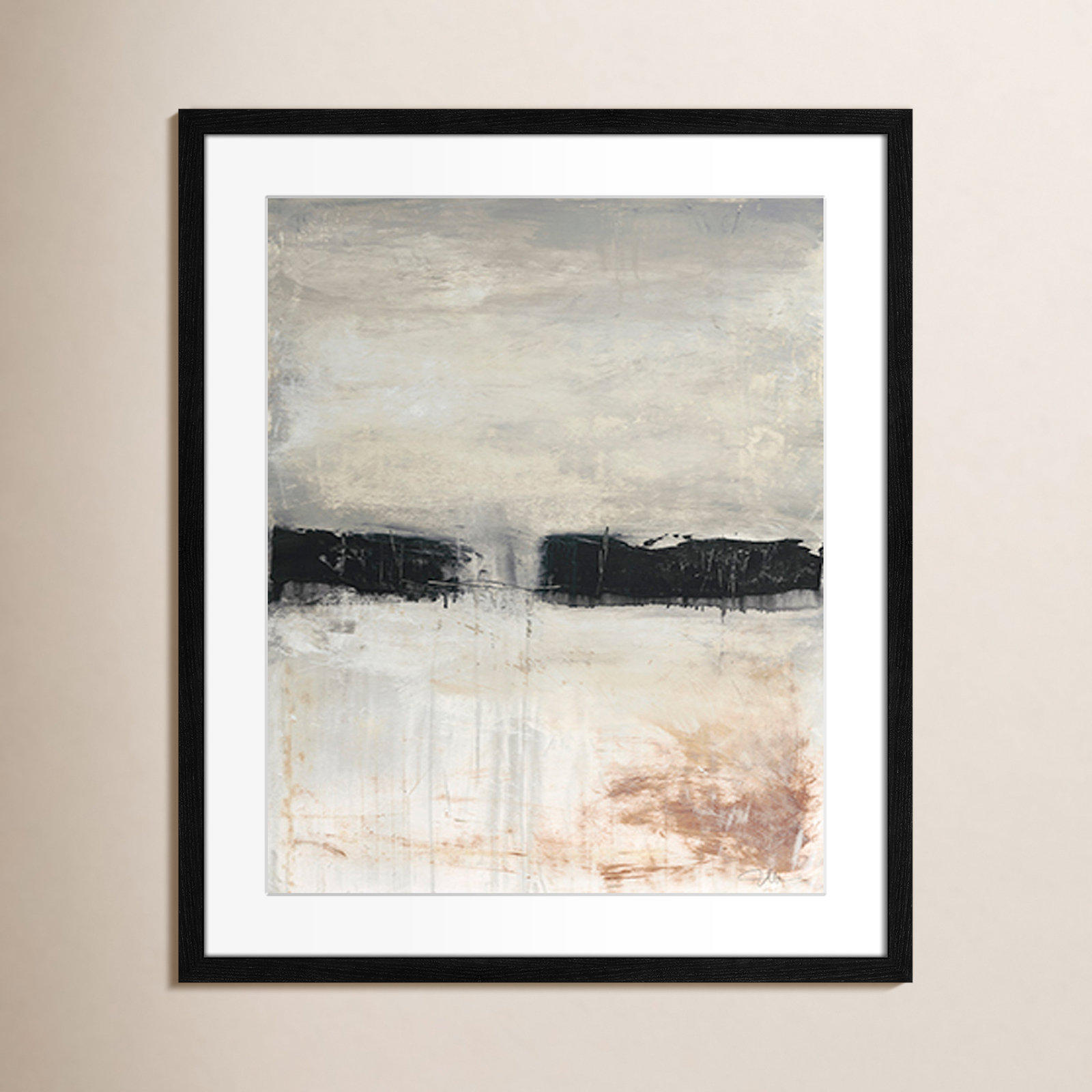 Autumn In The Dark Forest by Filippo Ioco, Black Framed, 25.5" H x 21.5" W x 0.75" D