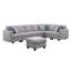 Canapé modulaire réversible avec repose-pieds Frank-2119210401
