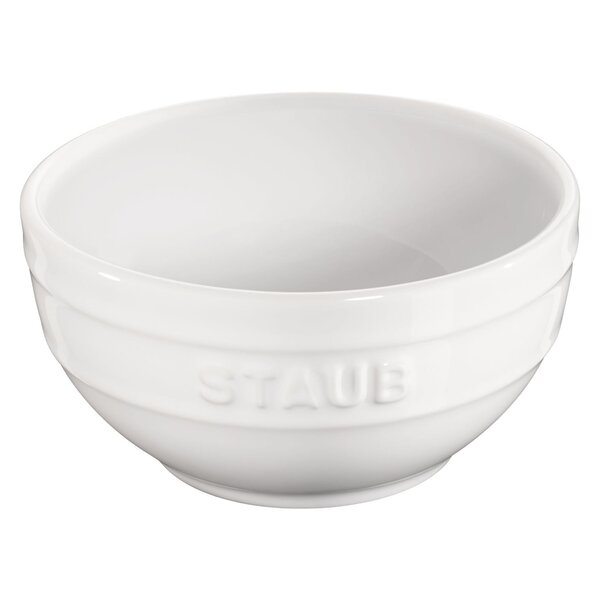 Staub Cast Iron 1/4 qt. Round Ramekin - Matte Black with Brass Knob