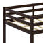 Lit mezzanine double pleine grandeur avec échelle