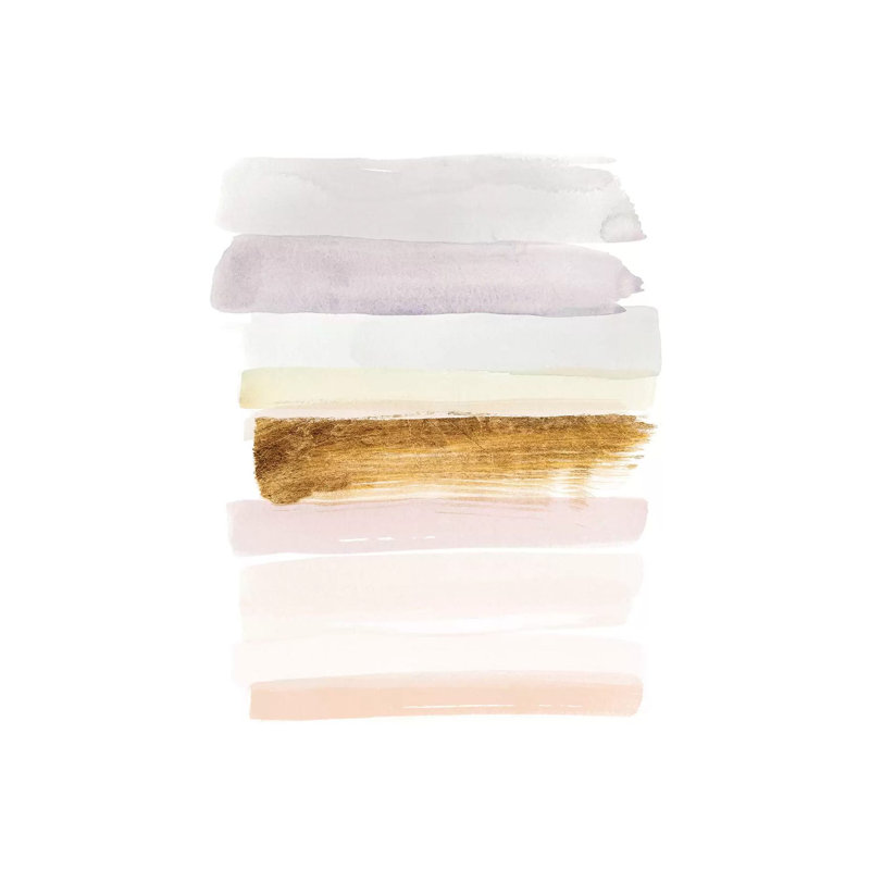 Pastel Sweep I by Grace Popp - Wrapped Canvas Painting, 20.32 cm H x 30.48 cm W