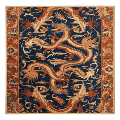 Machine Washable French Brown Area Rug