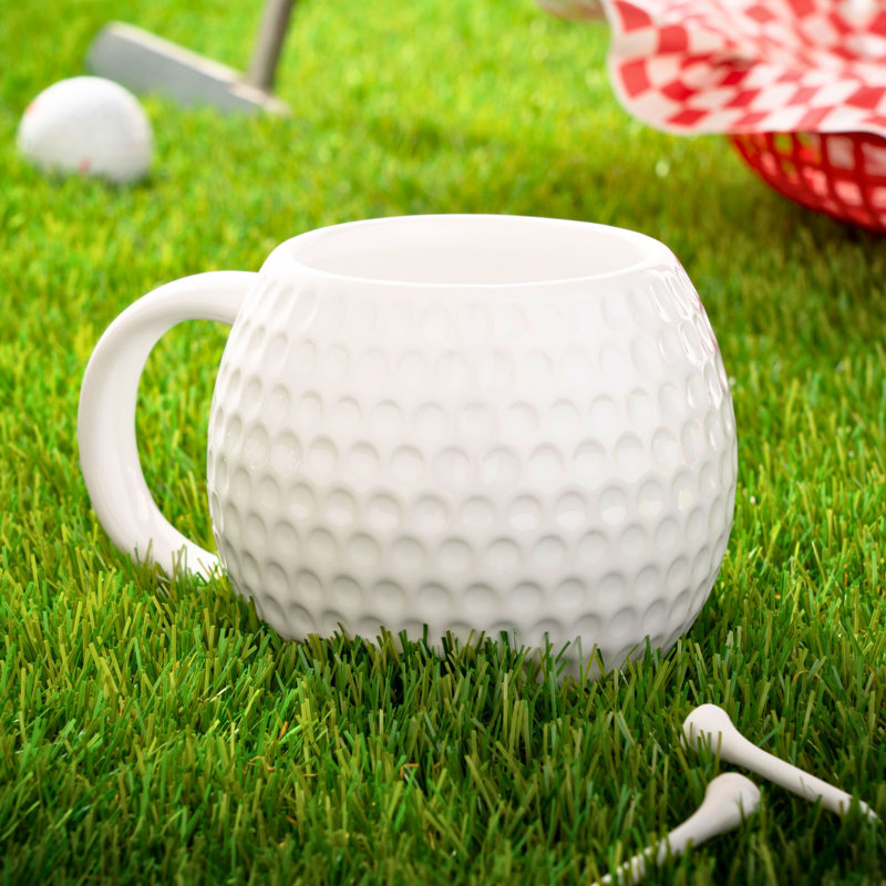 Tasse à balles de golf Godinger, Rose / Rouge / Blanc