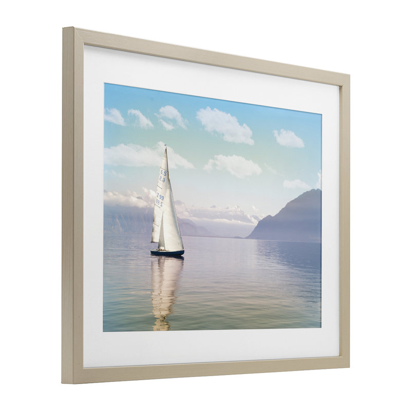 «Ocean Sails Lounging», reproduction encadrée sous verre, conception de Marcus Prime, H 13 po x l 16 po