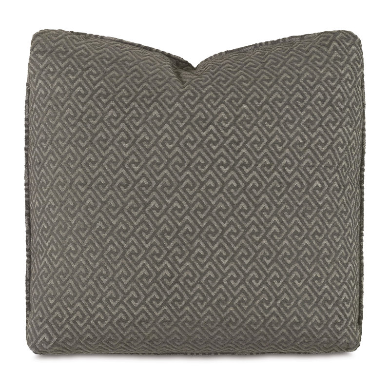 Nigel Square Indoor/Outdoor Pillow Cover & Insert, Graphite