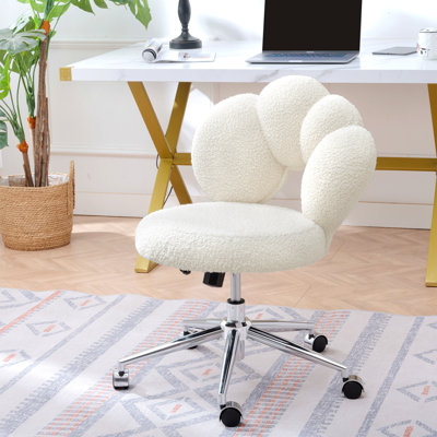 Fauteuil pivotant à 360 °, réglable en hauteur, fauteuil pivotant, tissu de bureau