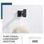 Crochet simple pour serviettes mural en acier inoxydable-39336281