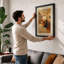 Coffee in Geometry Modern - Framed Print-1660367314-1660367339
