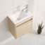 16.1'' Single Bathroom Vanity with Resin Top