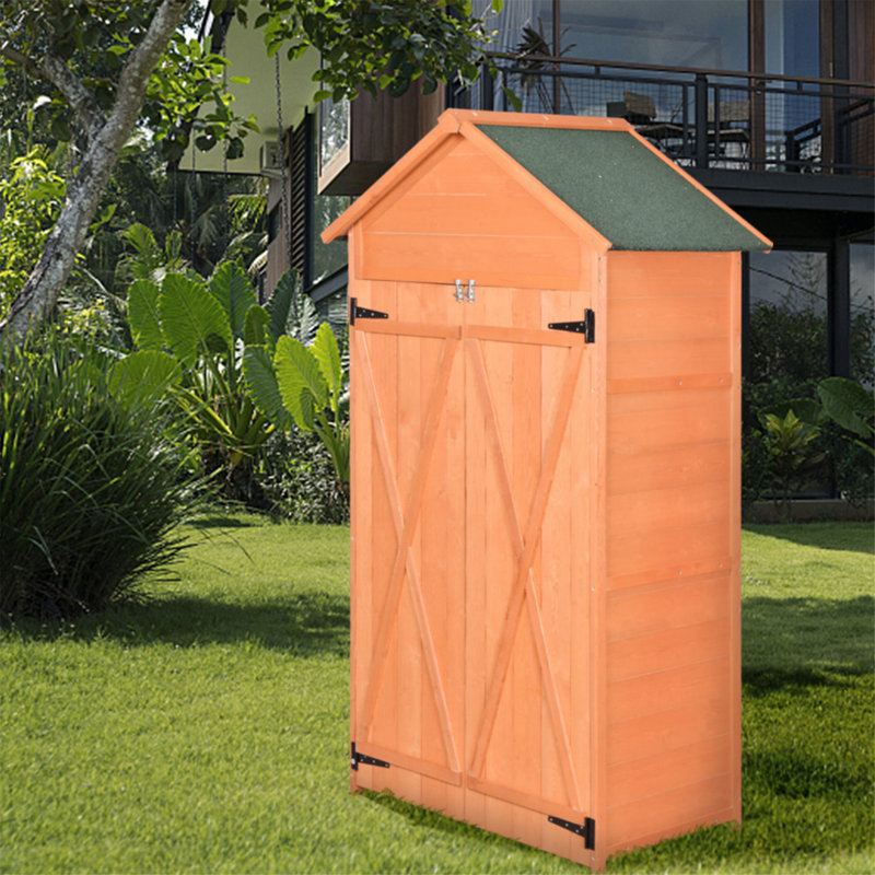 Armoire de rangement extérieure imperméable avec portes verrouillables