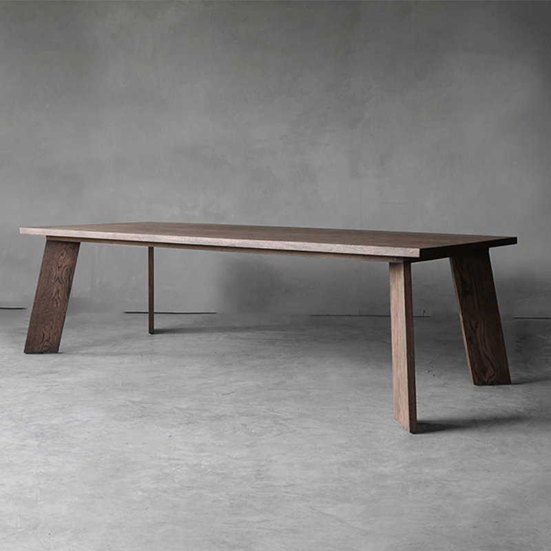 Modern simple solid wood dining table, 29.5"H x 78.7"L x 31.4"W