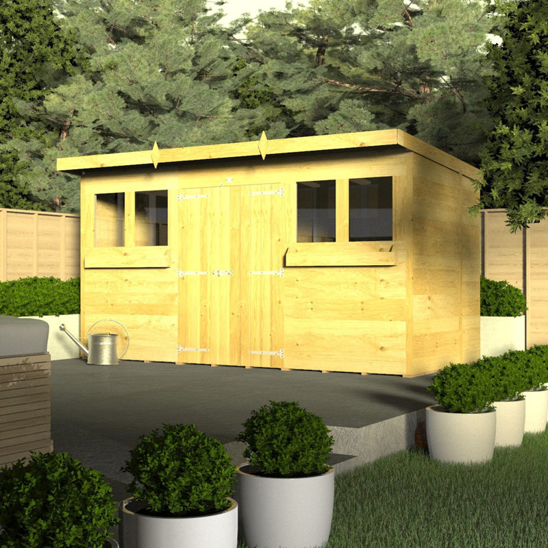 Pent Summer Shed, 14ft W x 8ft D