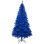 Pre-Lit Medium Artificial Pine Christmas Tree - Royal Blue - Clear Lights