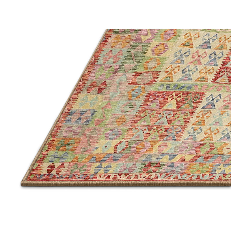 Tapis beige / brun / bleu Southwestern, Rectangle 5 pi x 7 pi