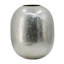 Vase en aluminium, stries argentées-675063337