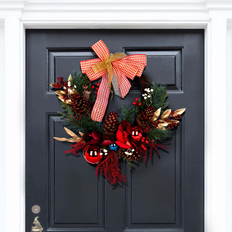 Couronne ovale en PVC 28 po Magnolia