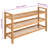 Shoe Rack with 3 Shelves Solid Oak Wood 39.4"x10.6"x23.6" Brown