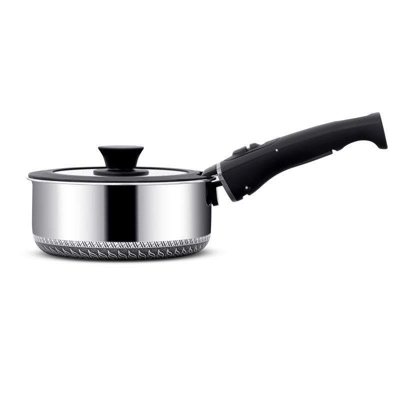 8 - Piece Non-Stick Stainless Steel Cookware Set