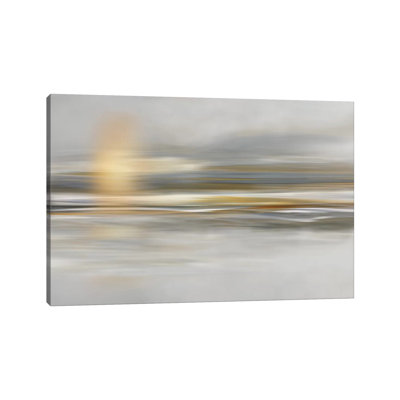 Soft Sea by Nan - Wrapped Canvas Painting