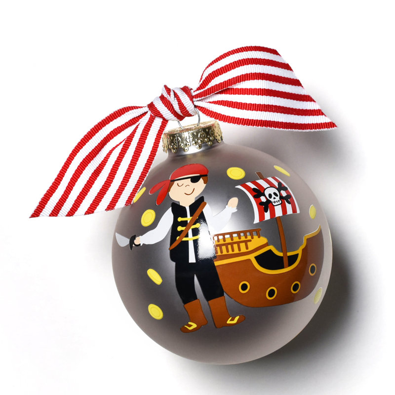 3.94'' Glass People Ball Ornament