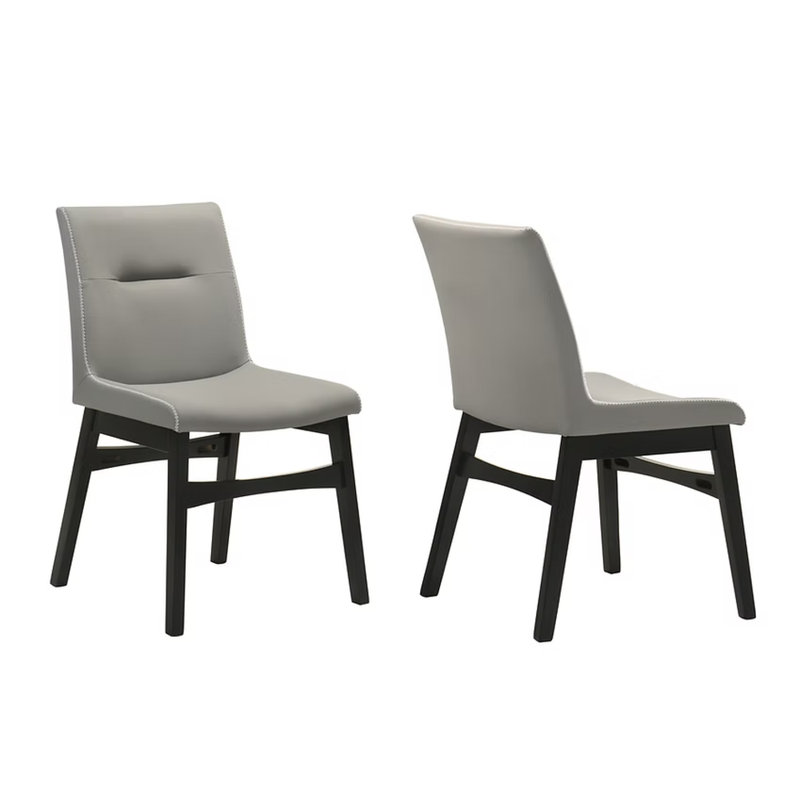 Farrin Dining Table & 6 Chairs, Black, Grey