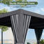 Pergola à persiennes en aluminium l 14 pi x P 12 pi-111135571