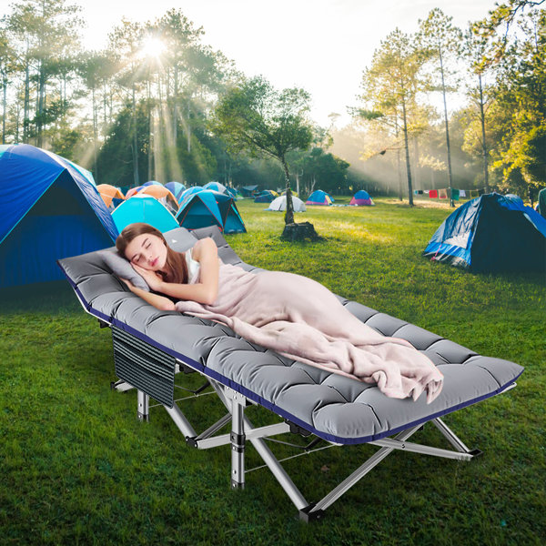 Compact Camping Moon Lence Camping Cot Folding Bed MOON LENCE