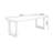 Walnut,Black Rectangular Solid Wood Writing desk-306449512