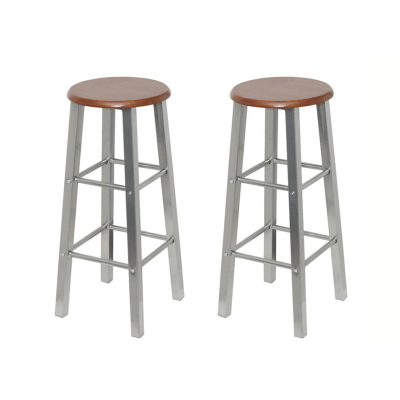 Bar Stools Metal with MDF Seat